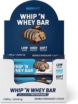 Body & Fit Whip N Whey Bars - Proteïne Repen - Double Rich Chocolade - 12 eiwitrepen