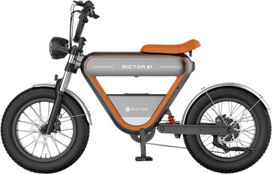 Rictor K1 - Future E-Bike – Elektrische Fiets Met 250W Motor + GPS - 25k/m - Full-Color Display - Hydraulische Schijfremmen – Achtervering - NFC Unlocking – Actieradius Tot 100km