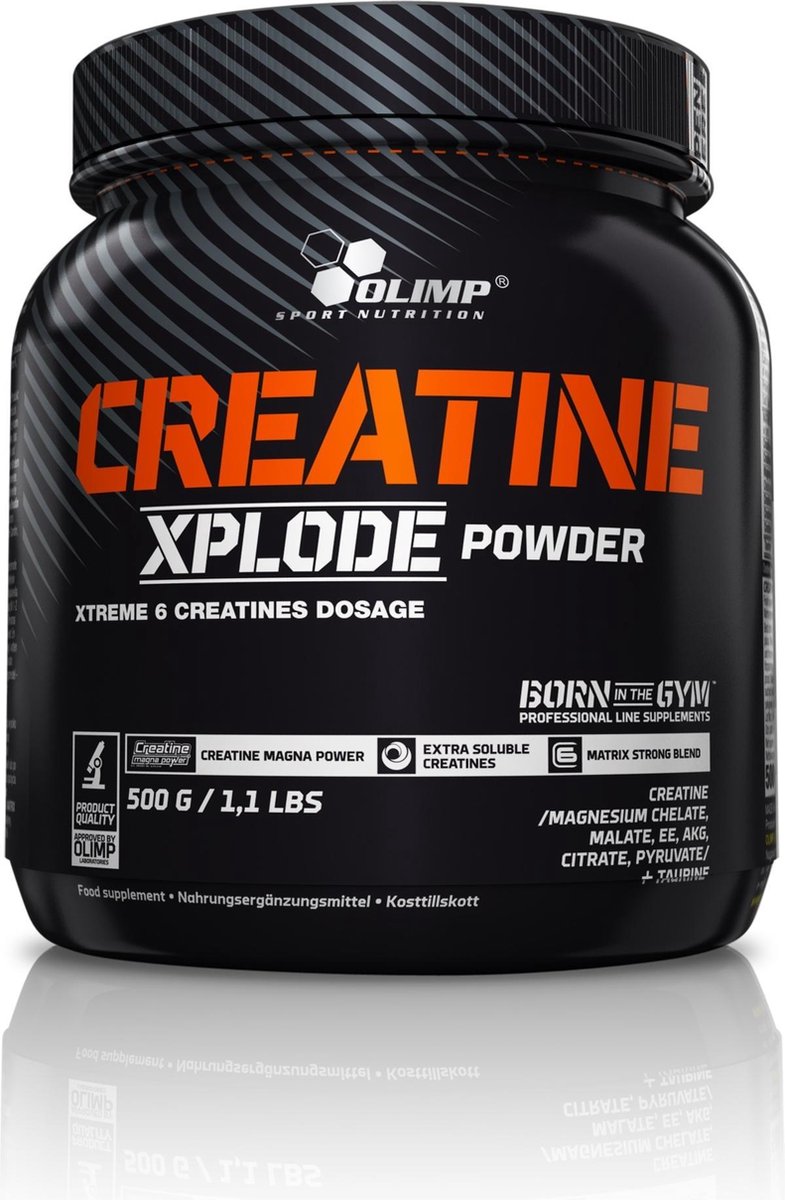 Goedkoopste Olimp Supplements Creatine Xplode - Sinaasappel - 500 gram