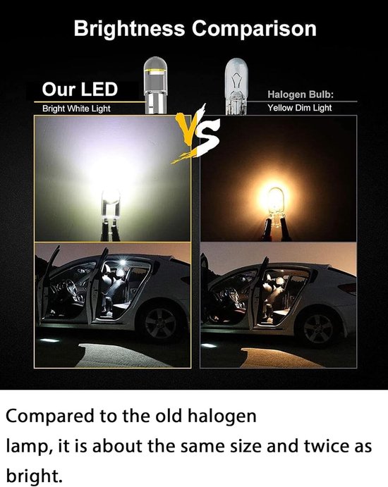 AGLINT T10 W5W LED Bollen CANBUS 501 194 12V Super Heldervoor Auto Binnen Koepel Kaart Deur Zijmarkering Hoffelijkheid Kentekenplaat Lampen 4300K Warm Wit Pak Van 4