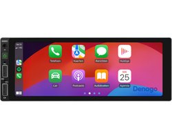 1-DIN | Autoradio | Touchscreen | Android 13 | CarPlay & Android Auto | Bluetooth | 2GB RAM | 64GB Opslag
