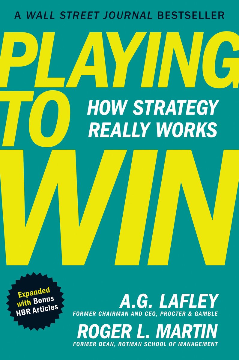 Omslag van Playing to Win, Expanded with Bonus HBR Articles