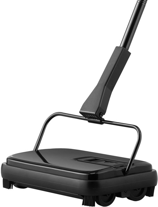 Balayeuse à tapis, largeur de balayage de 20 cm, balayeuse manuelle non électrique, réservoir de poussière de 300 ml avec peigne pour la maison, le bureau, les tapis, le parquet, le stratifié, nettoie la poussière et les poils d'animaux.