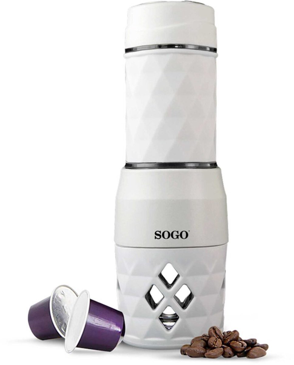 Sogo - Draagbare Handmatige Koffiezetter on the go - geen stroom en batterijen nodig