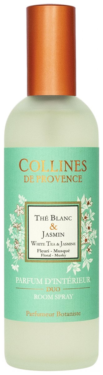 Collines de Provence Huisparfum Duo 100 ml (Geur : Witte thee & jasmijn)