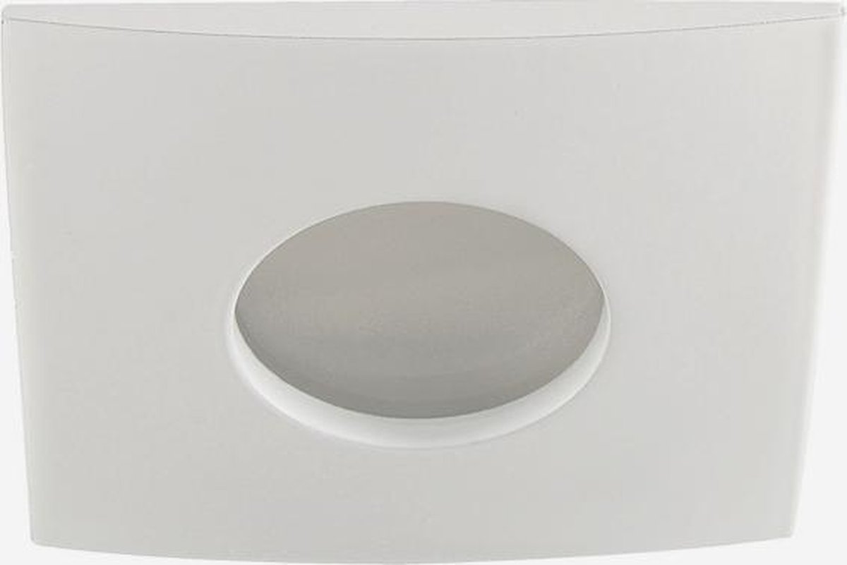 IP44 LED inbouwspot - Sally -Vierkant Wit -Koel Wit -Dimbaar 3.5W -Philips