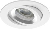 LED inbouwspot Andreas -Rond Wit -Warm Wit -Dimbaar -5W -Philips LED