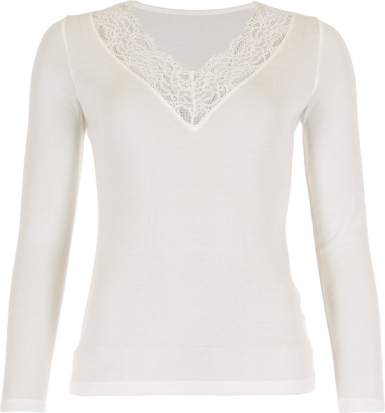 Chemise de pyjama blanche Pastunette chic - Wit - Taille - L