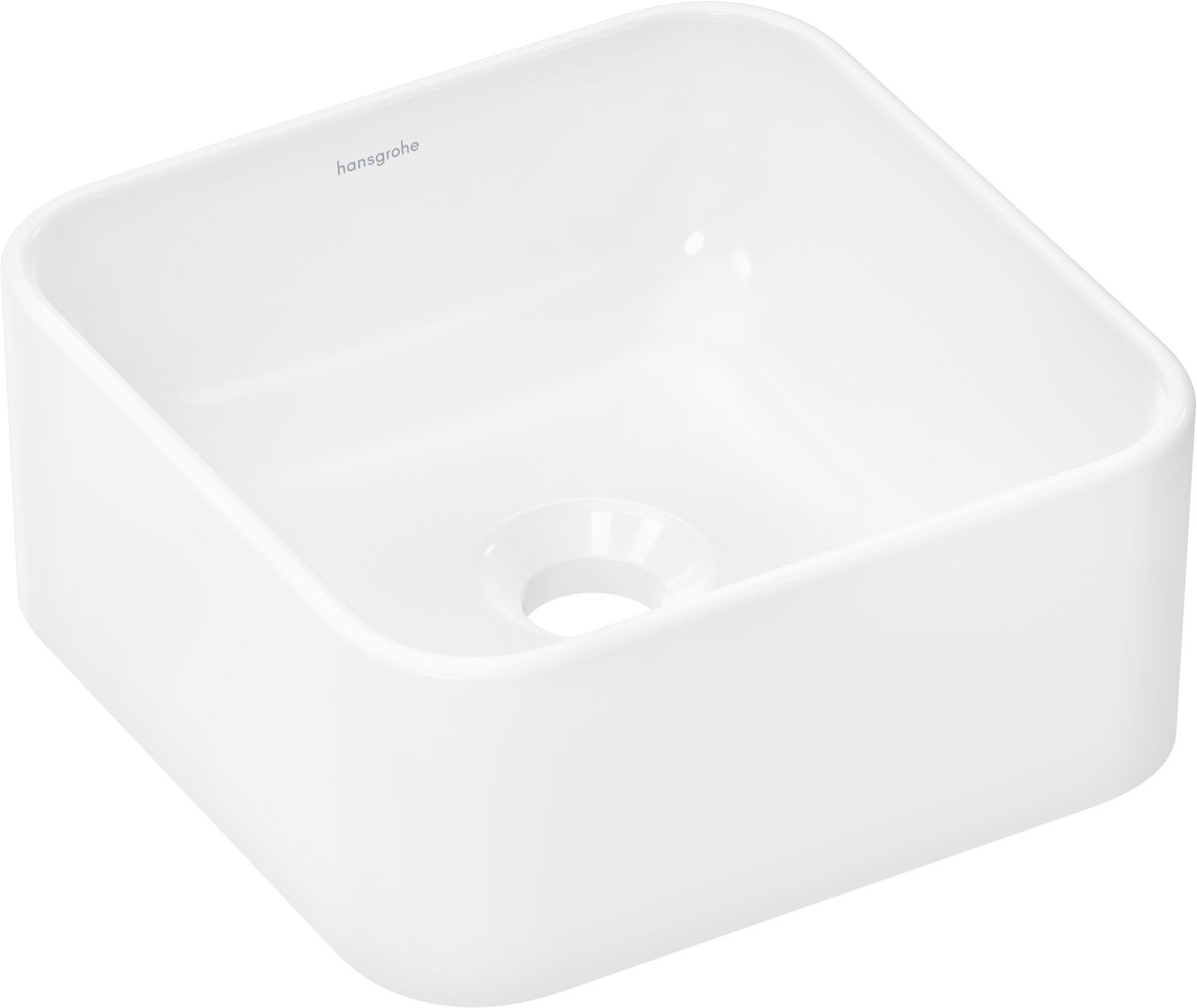 Hansgrohe Xuniva Q - Waskom, 30x30 cm, zonder overloop, SmartClean, wit 61074450