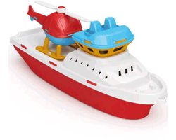 Tugboat en helicopter