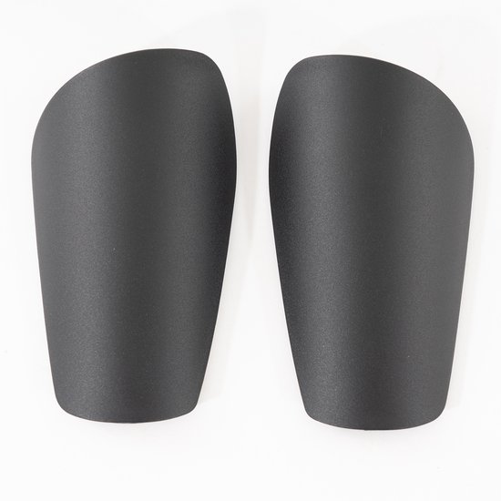 MINI Shin Pads – Voetbal – 8x5cm (let op: zeer klein!) – Kleine Scheenbeschermers – Zwart