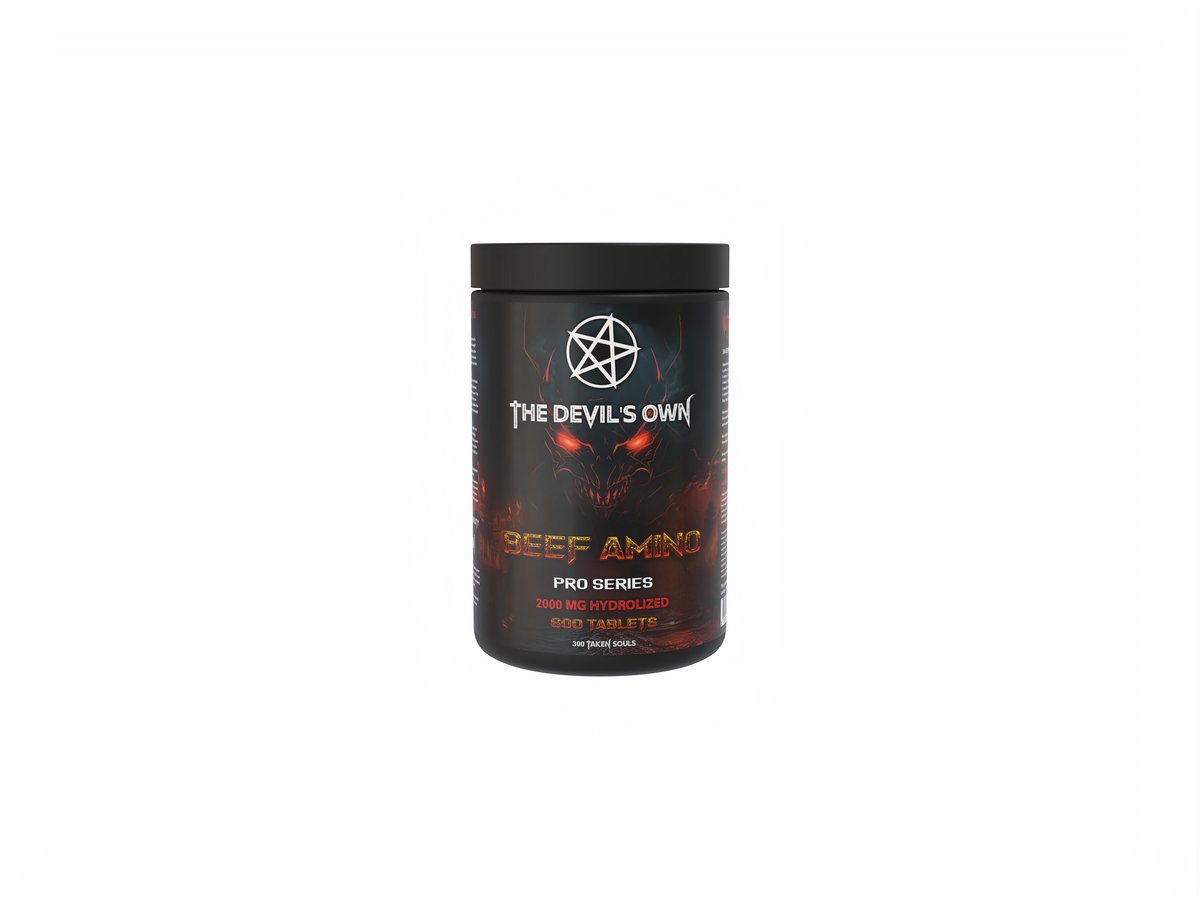 The Devil's Own | 600 tabletten | 300 servings Essentiële Aminozuren | Beef | Hydrolisaat |snel herstel | Snel opgenomen | Nutriworld