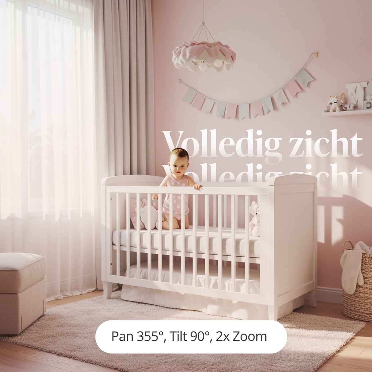 Evite Babyfoon met Camera Full HD 5.0 Inch Scherm - afbeelding 3