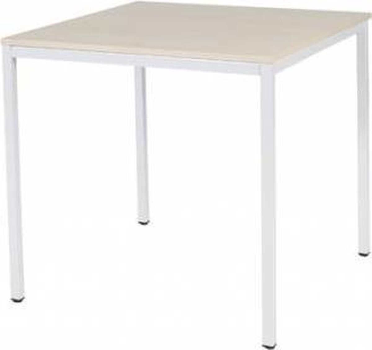 Bureautafel - Domino Basic 80x80 robson - wit frame