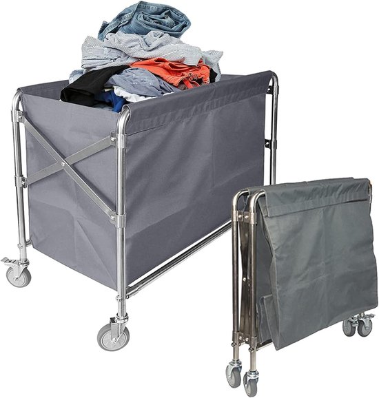 90*65*80cm Commerciële Waswagen met Wiel