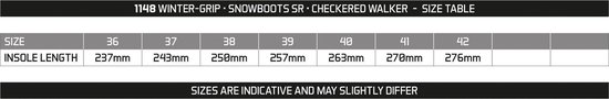 Winter-grip Snowboots Sr - Checkered Walker - Bruin/Beige/Antraciet - 40 - Winter-grip