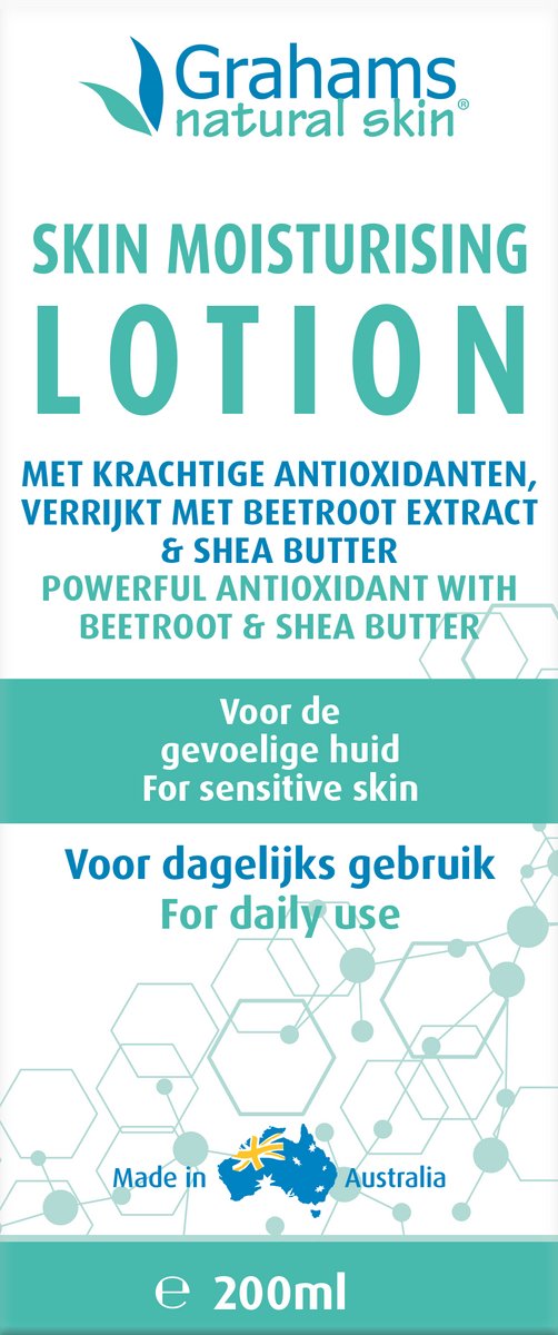 Goedkoopste Grahams Skin Moisturizing Lotion 200 ml