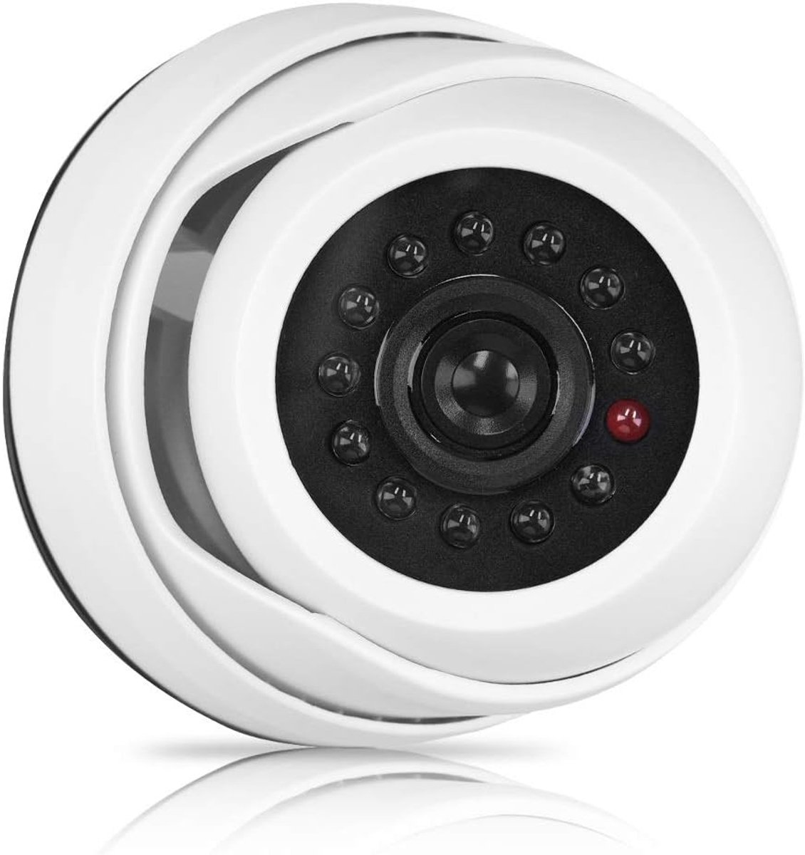 Realistische Dummy Camera voor Beveiliging - Nep Bewakingscamera met LED Knipperlicht - Draadloos en Waterbestendig