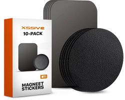 10-Delige Set Metalen Plaatje - Auto Magneet Sticker Telefoon - Voor Magnetische Telefoonhouders - Magneetplaatjes - Plaatjes Zelfklevend Stickers