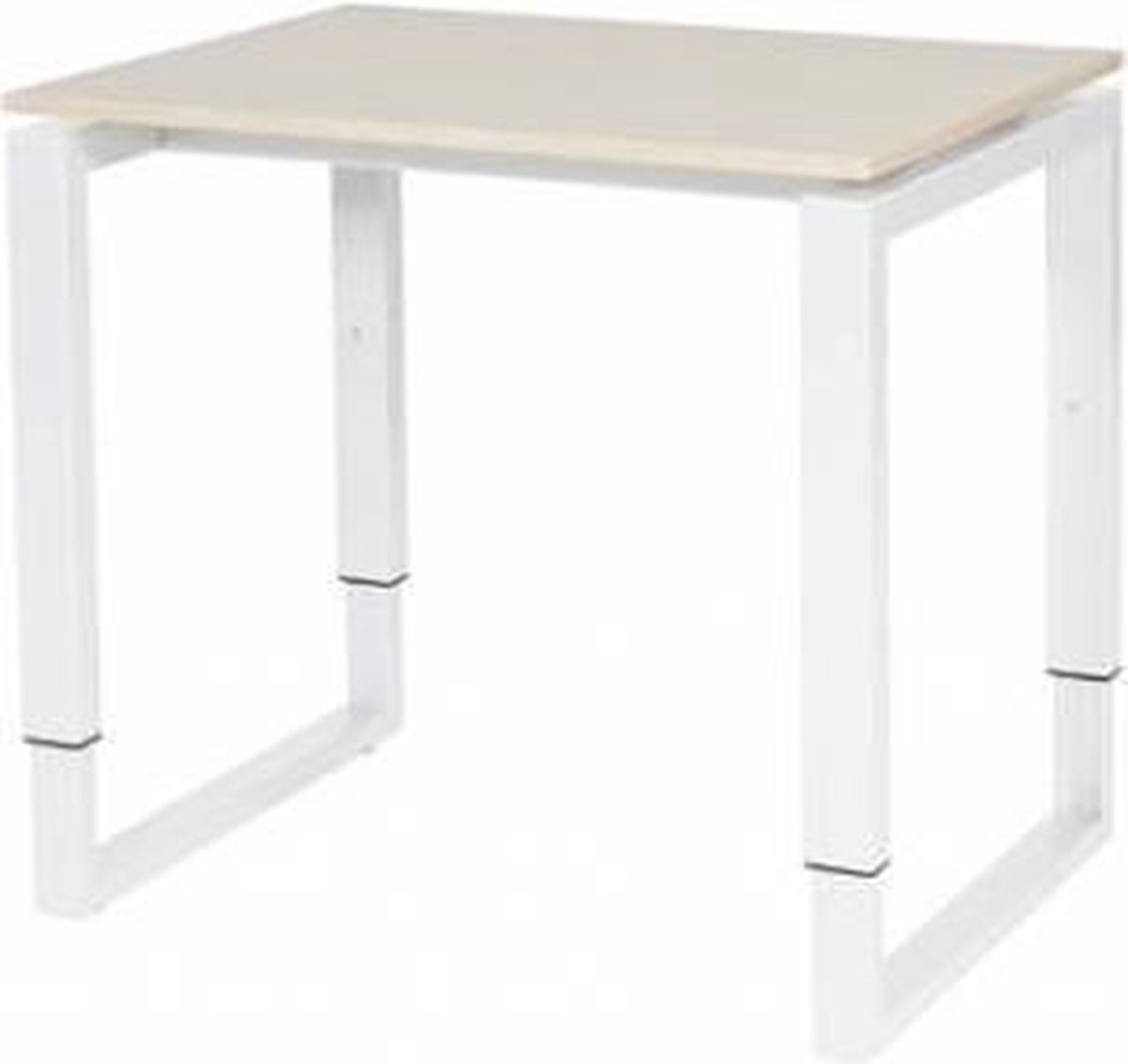 Verstelbaar Bureau - Domino Plus 80x60 robson - wit frame