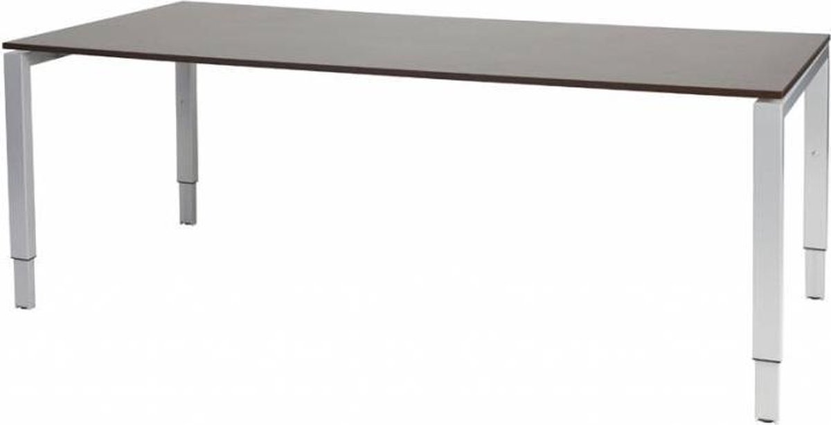 Verstelbaar Bureau - Domino 200x90 logan - alu frame
