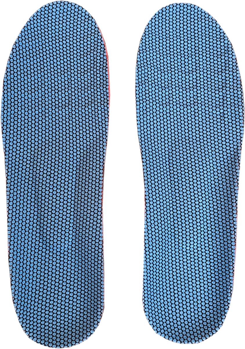 Sodrai Gel sport inlegzolen | gel | gel inlegzool | Schoenzolen | Maat 45-46 | 2 stuks / 1 paar | Rood / Blauw | Inlegzolen | Sport Zolen | Schok demping