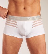 Clever - Ammolite Latin Boxer - Sexy Heren Boxershort - Mesh - Wit