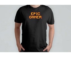 Epic Gamer - T Shirt - VideoGames - GamingLife - GamerForLife - Videospelletjes - GamerLeven - SpelletjesTijd - GameAan - RetroSpellen