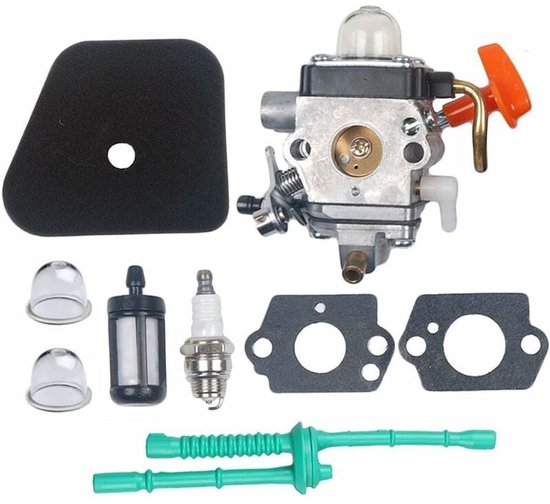Geschikt voor Carburateur met brandstofleiding compatibel met STIHL FS100 FS100R FS110 FS110R FS110X FS110RX FS100RX FS130 FS130R bosmaaier
