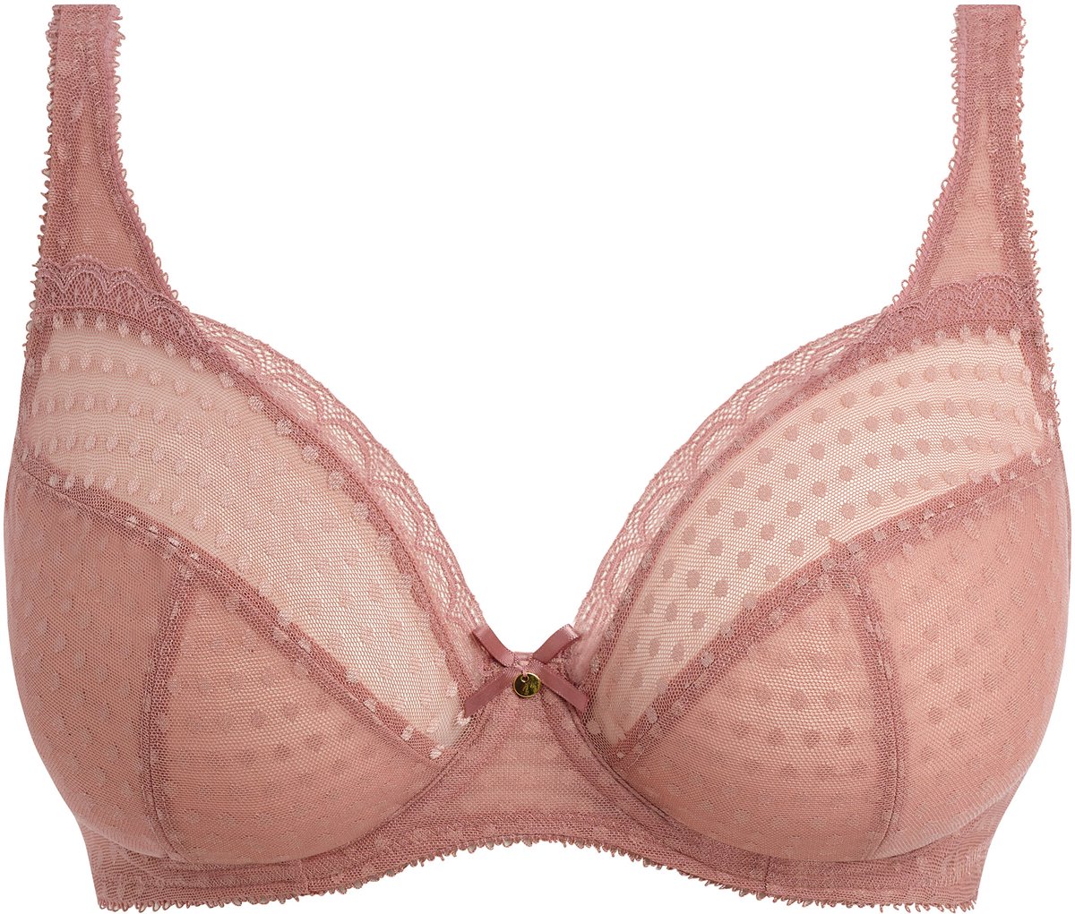 FREYA SPOT-LIGHT- Dames Plunge Beha - ASH ROSE- Maat 70F