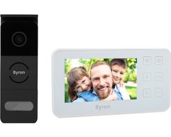 Byron Draadloze WiFi & Video Deurbel – Zwart