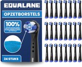 Bol.com EQUALANE - Opzetborstels geschikt voor Oral B iO tandenborstels - Zwart - 24 Stuks aanbieding