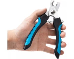 Knaak Professionele Huisdier Nagelknipper inclusief Nagelvijl - RVS - Blauw & Zwart