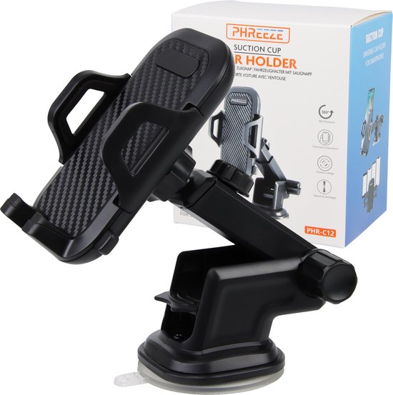 Telefoonhouders Auto met 3M Gel Zuignap – Geschikt voor raam, dashboard en bureau – Gsm houder auto – Universele Autohouder Telefoon Sterke Zuignap