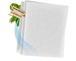 Maxorado Universeel Stofzuiger Motorfilter – 3 Stuks – 24x12 cm Op Maat Knipbaar – Geschikt voor Philips FC8955/09 Performer Ultimate FC8523/09 Active – HEPA Filter voor Stofzuigers – Vervangingsfilter – Accessoires Stofzuiger