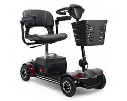 Plaza Go Elite Scootmobiel, Scooter, Mobiliteitsscooter Met 4 Wielen, Met Luchtbanden, Tot 20 km Bereik