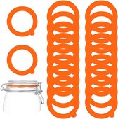 12 Anneaux Caoutchouc Pour Bocaux Weck - 70x95mm Blanc Remplacement Conservation M 726112