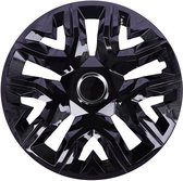 Enjoliveurs universels 16'' NRM Perfecto peints en noir 4 pièces