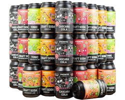 Monyo Craft Soda Mix – 24x 33cl – Frisdrank glutenvrij, ambachtelijk & uniek