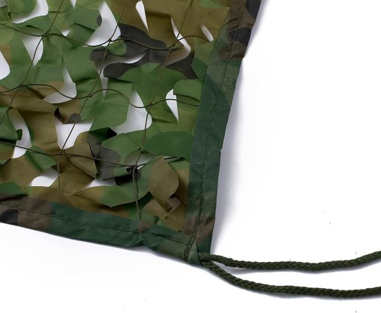 Camouflage zonneschermnet 300x200cm - Camouflagenet - Camo - Tuinnet - Schaduwdoek - Camonet - Voor Optimaal Camouflage Effect - Voor kamperen, tuin, decoratie, achtergrond, camouflage, privacy scherm - Groen - 1 stuk van Merkloos — afbeelding 4