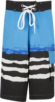 Snapper Rock UV werende Boardshort Kinderen Golf - Blauw - Maat 170-176