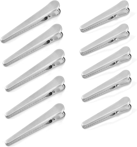 Foto: Vershoudclips 20x gekleurd voedsel zakken afsluitclips 6 12 cm