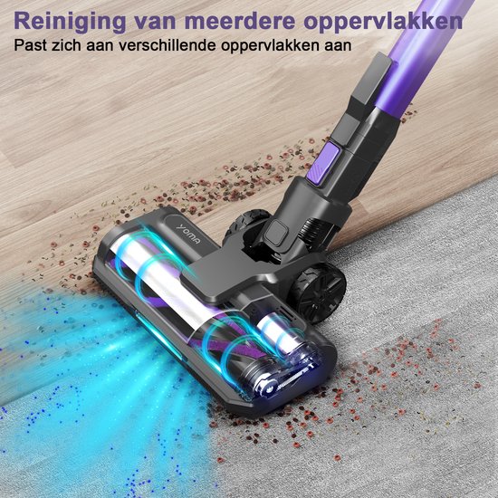 Rolgno Handheld Stofzuiger, Oplaadbare 9KPA Krachtige Zuigkracht Auto