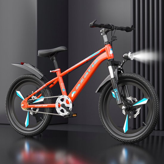 KINDERFIETS 20 INCH SCHIJVEN ZIJWIELEN SCHOKBREKER DERAILLEUR van AMIGO — afbeelding 4