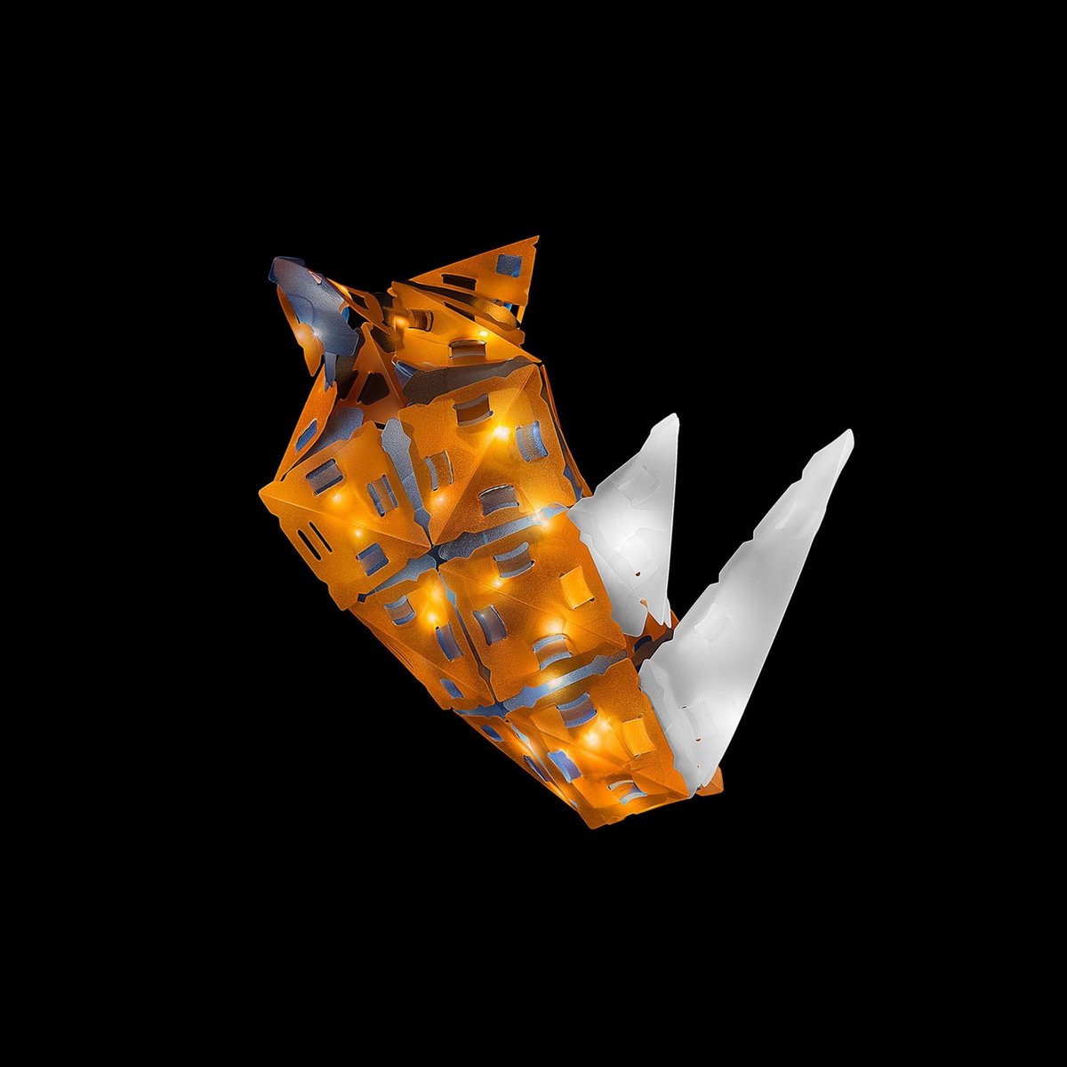 Creatto Sabre Tiger - Bouwset met LED Verlichting - Bouw 4 Lichtgevende Prehistorische Dieren - Sabeltandtijger, Mammoet, Wolf en Gier - 61 Onderdelen - Creatief Bouwspeelgoed - Vanaf 9 Jaar — afbeelding 4