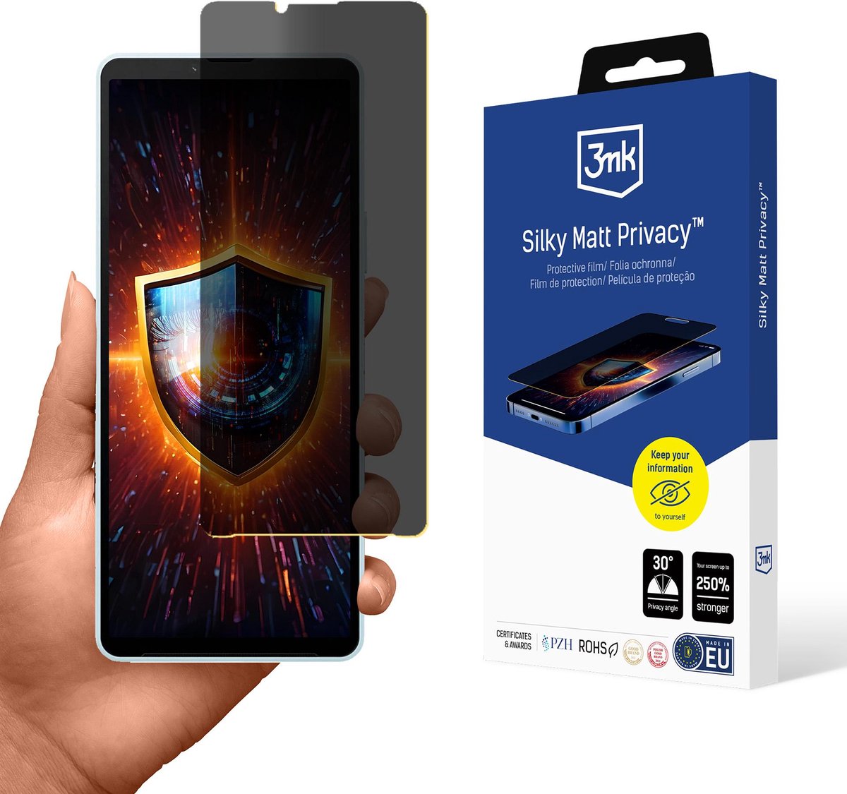 Sony Xperia 10 VI - 3mk Zijdezachte Mat Privacy
