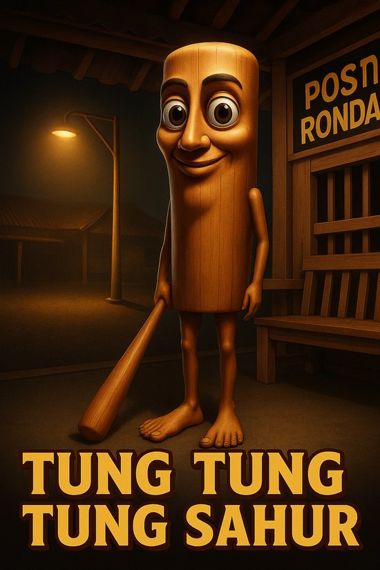 Extra large A1 Tung Tung Tung Sahur (tube inclus)
