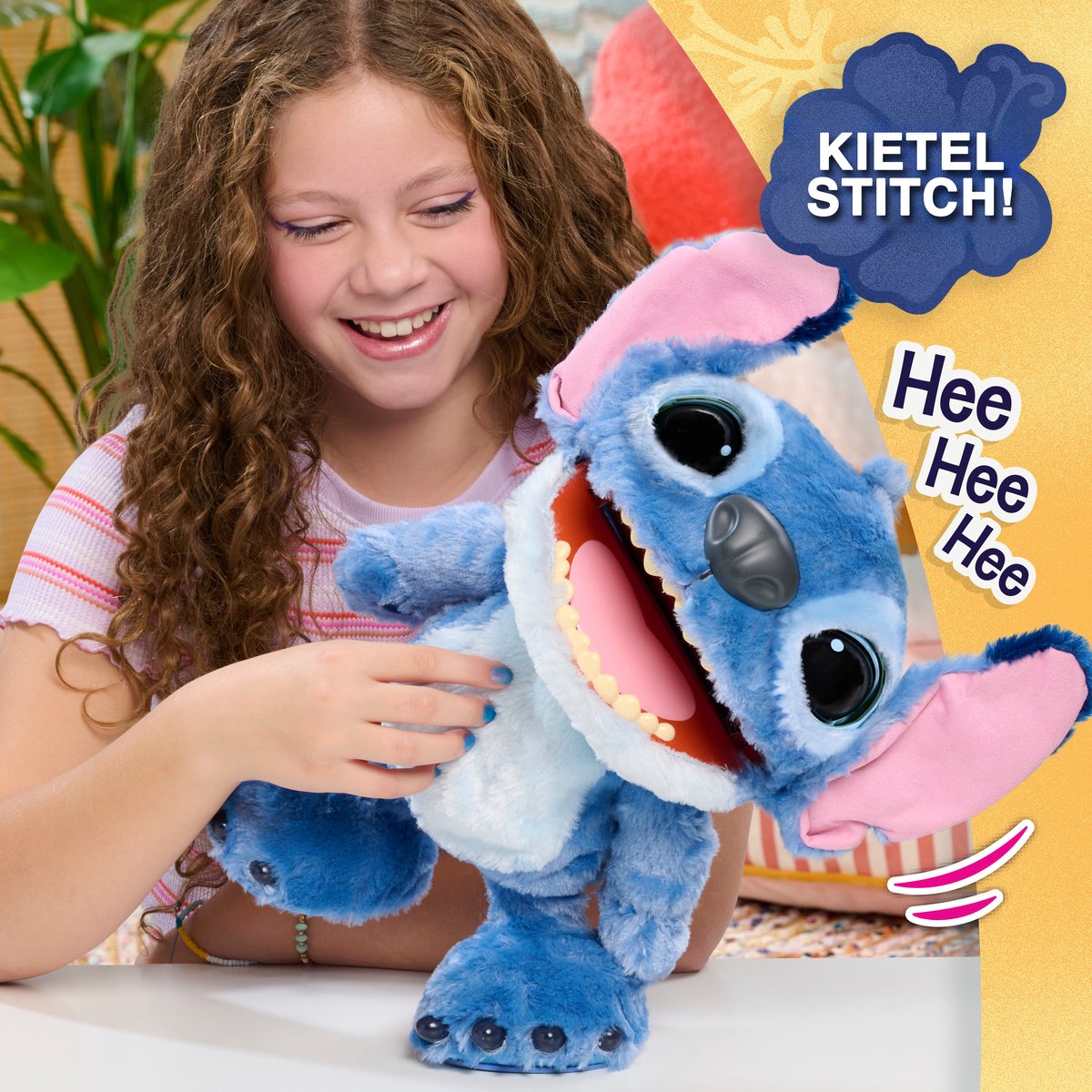 Disney Stitch - Ultimate Stitch - Interactieve pluchen knuffel - Brabbelt zijn Stitch taal, danst, zingt en beweegt — afbeelding 5