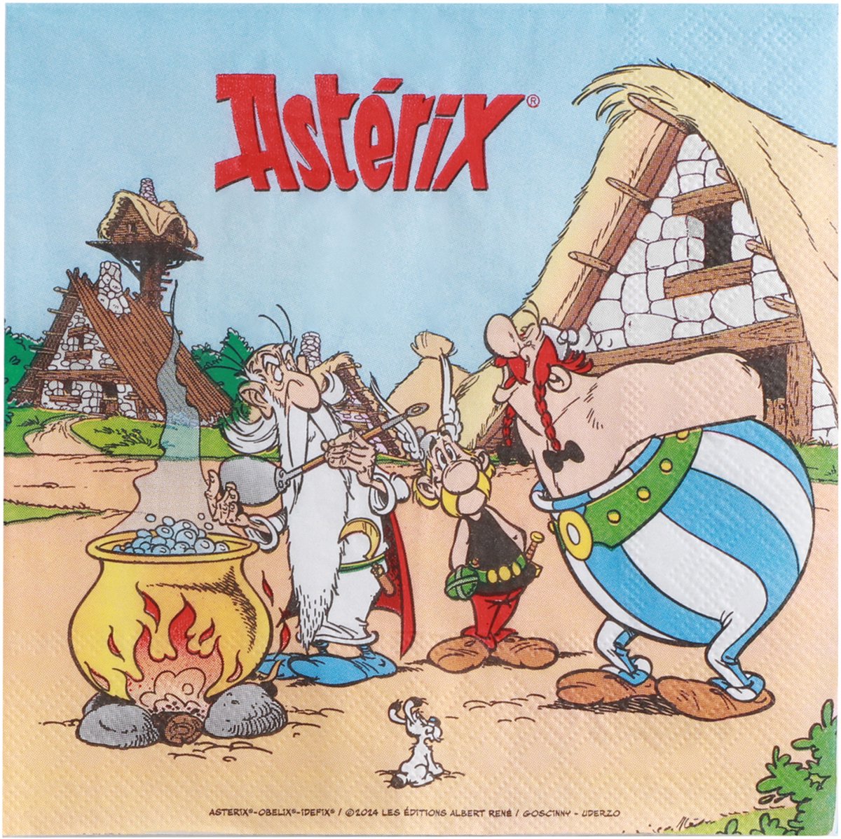 CHAKS - 20 papieren Asterix servetten 33 x 33 cm