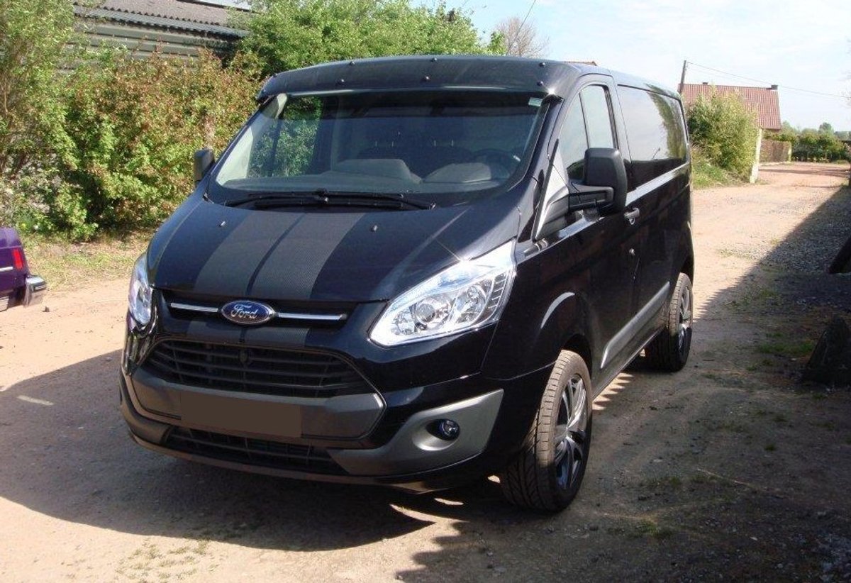 Zonneklep - Smoke - Ford - Transit Custom - 2013-2023